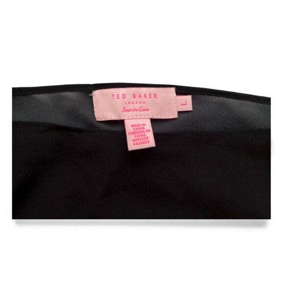 Ted Baker Women's Floral Tunic Top – Casual Elegant Lightweight Large - Picture 2 of 3